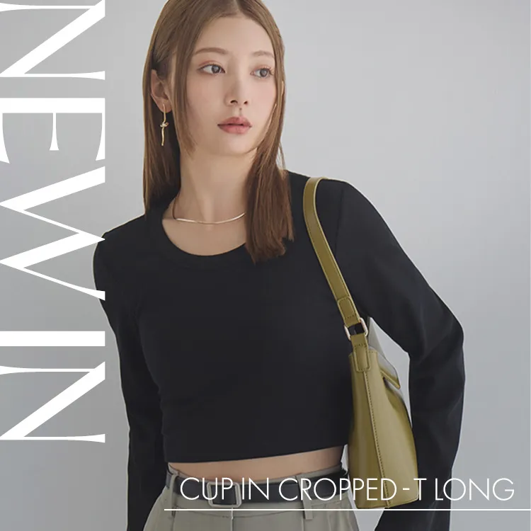 NEW IN CUP IN CROPPED-T LONG