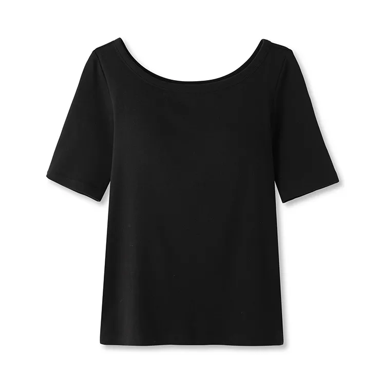 カップ イン ボートネックT ハーフ